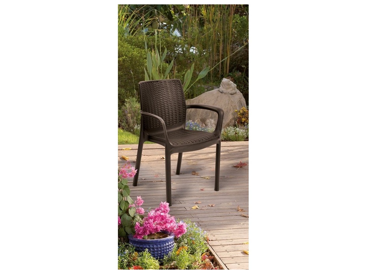 Keter Zahradní židle Keter Bali - 55 x 60 x 83 cm - hnědá