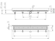 Žlab Chuděj LZB 40 Black (ke stěně)