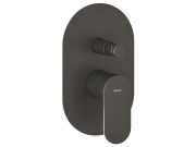 Ravak EL 061.20BLM.O2 Podomítková baterie 2-cestná s tělesem, Black Matt