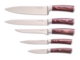 G21 Sada nožů  Gourmet Nature 5 ks + bambusový blok