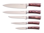 G21 Sada nožů  Gourmet Nature 5 ks + bambusový blok