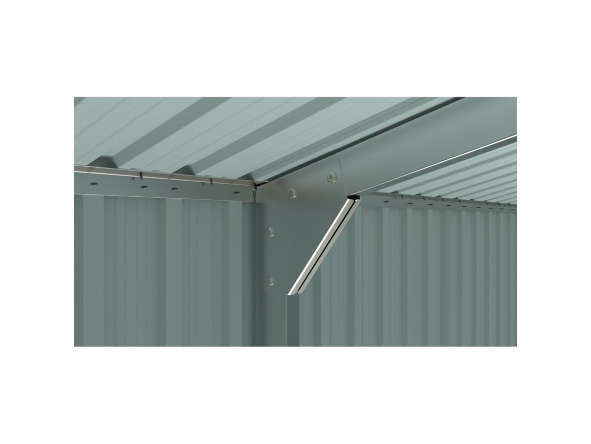 Kovová garáž 3 x 6 m se sedlovou střechou Antracit Riwall PRO RMCG 20x10 Anthracite