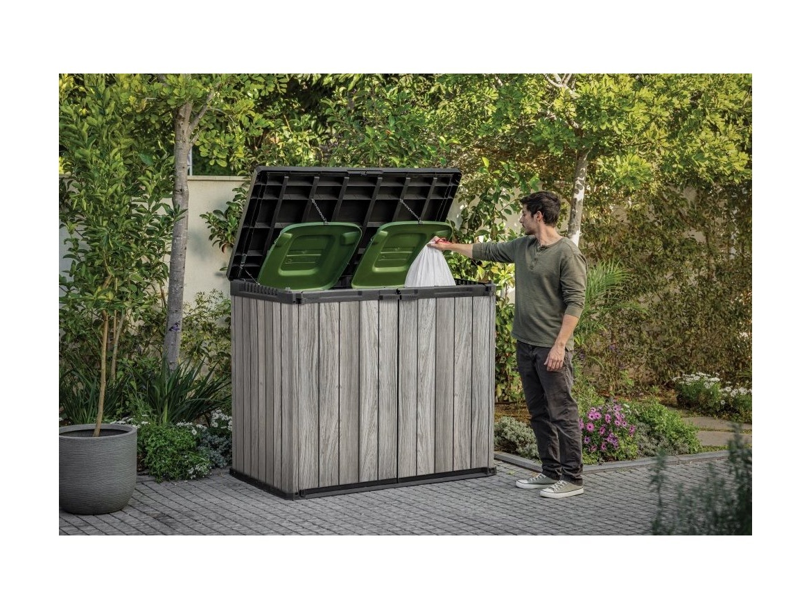 Keter Zahradní úložná skříň Keter DECO SIO DARWIN 1 150 L - storm grey / šedá