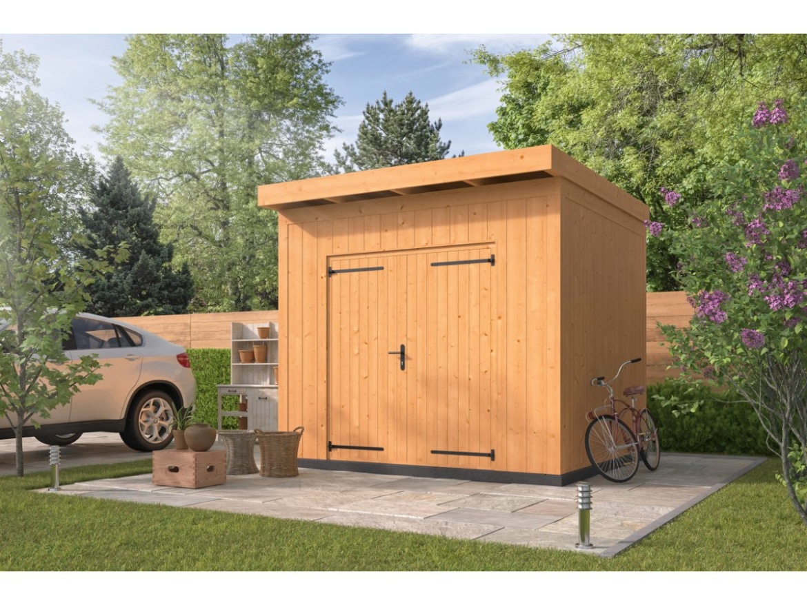 Tuindeco DIY roofing Almelo 300x300 vertical walls untreated