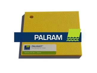 Full boards Palram –  PVC Palight Color Pěněná PVC deska Palight Tloušťka: 3, Barva: žlutá, Kód barvy: ST-30, Šířka: 1220, Délka: 2440, Hmotnost: 6.3