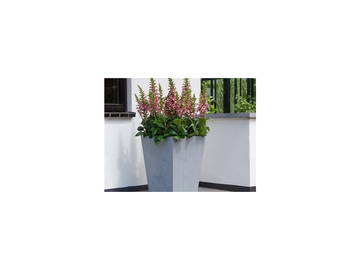 Keter Květináč Beton Conic Square Planter 40 L - šedý