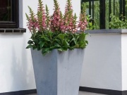 Keter Květináč Beton Conic Square Planter 40 L - šedý