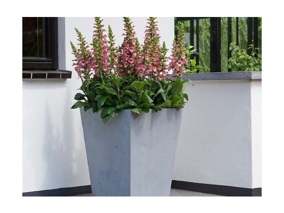 Keter Květináč Beton Conic Square Planter 40 L - šedý