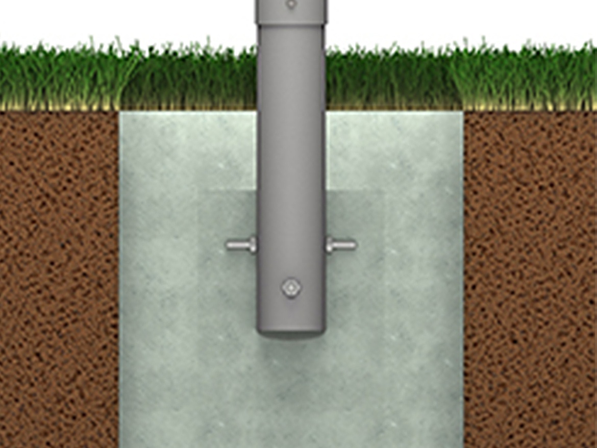 Biohort Sloupek pro zapuštění do betonu