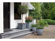 Keter Květináč Beton Conic Square Planter 40 L - šedý