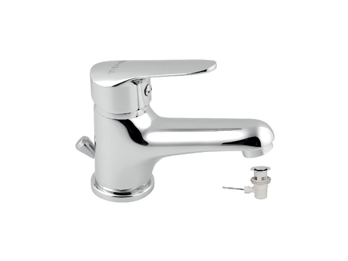 Novaservis Umyvadlová baterie Titania Iris, chrom, stojánková, s výpustí,  94401,0