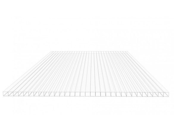 VespaGarden Polykarbonátová deska Multiclear box 2 wall 4 mm - čirá