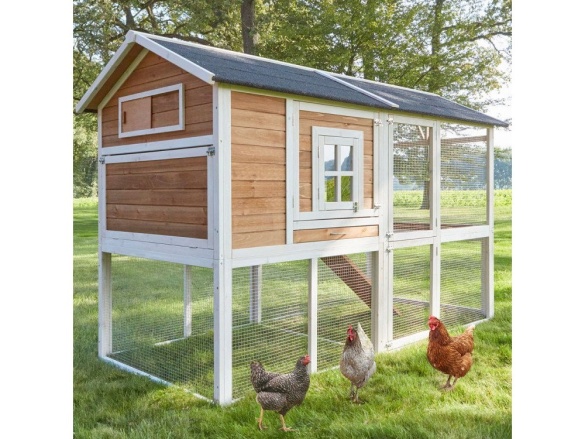 Kurník Scobax Dřevěný kurník IZMIR, 2000x1200x900 mm