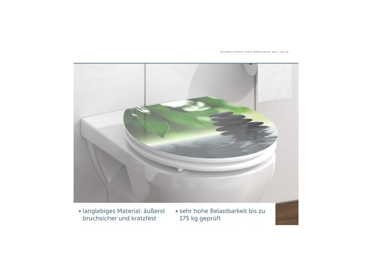 WC sedátka, záchodová prkna Schütte OASIS | MDF HG, Soft Close