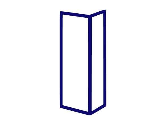 Zuhanykabinok tömör falakkal