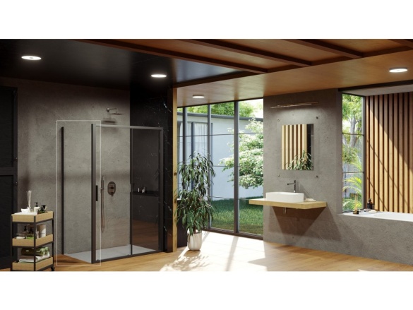 Ravak BLSPS 90, lesk+transparent