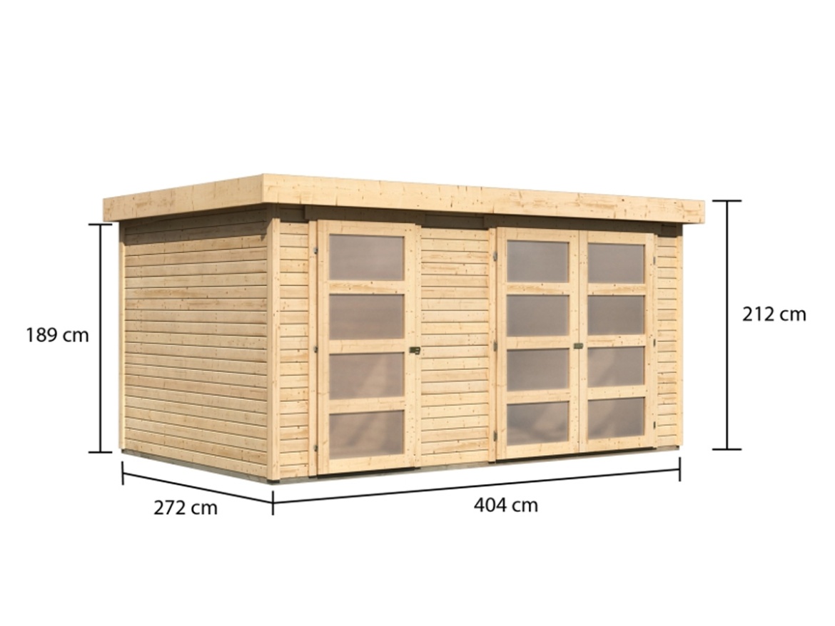 Domček Karibu Mühlentrup Plus