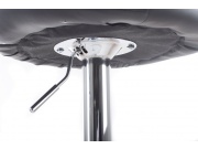 G21 Barová židle  Aletra koženková, prošívaná black