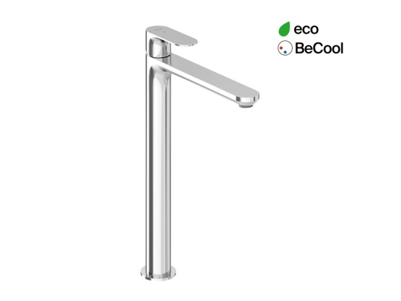 Ravak EL 015.01CR Umývadlová batéria BeCool 335 mm bez odtokovej armatúry, chróm