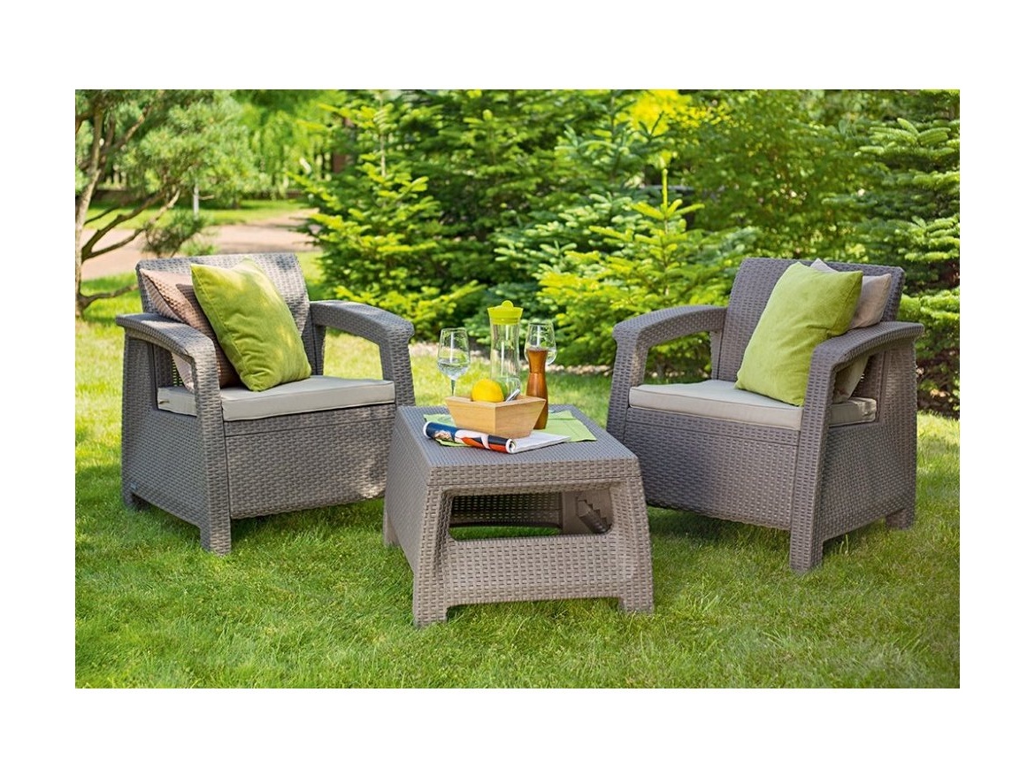 Keter Allibert Corfu Weekend 2+1 - cappuccino