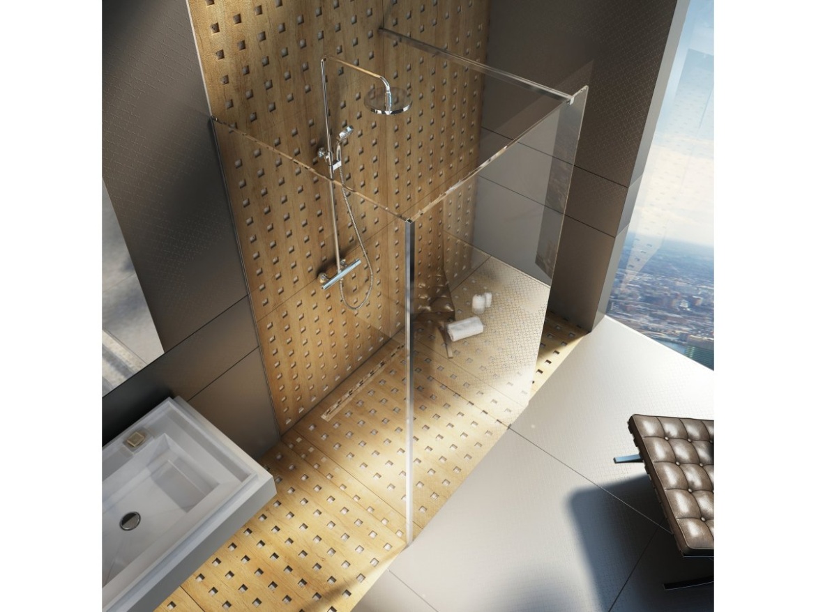 Ravak Walk-In Corner Set 120x90, lesk+transparent