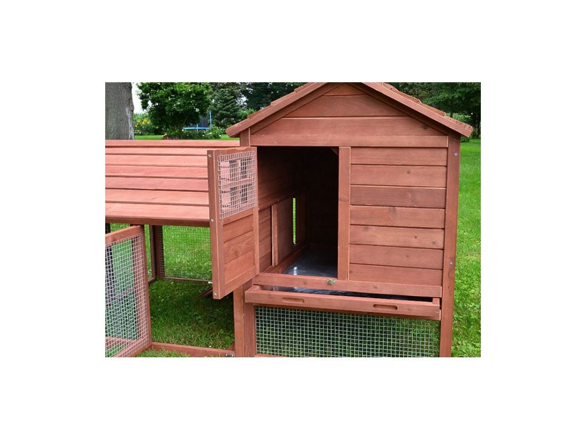 Scobax Dřevěná králíkárna BEROUN, 1560x880x980 mm