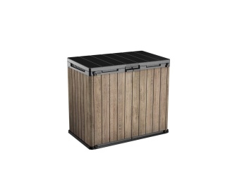 Úszó medencék –  Keter Zahradní úložná skříň Keter DECO SIO DARWIN 1 150 L - ashwood / jasan