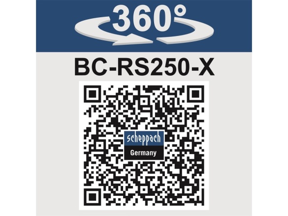 Aku 20 V IXES ocasová pila (bez baterie a nabíječky) Scheppach BC-RS250-X