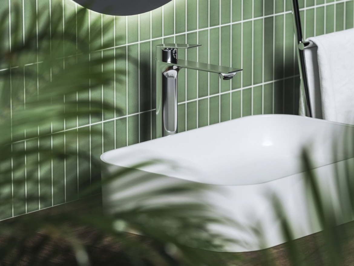 Ravak PN 015.00CR Umyvadlová stojánková baterie 300 mm bez výpusti, chrom