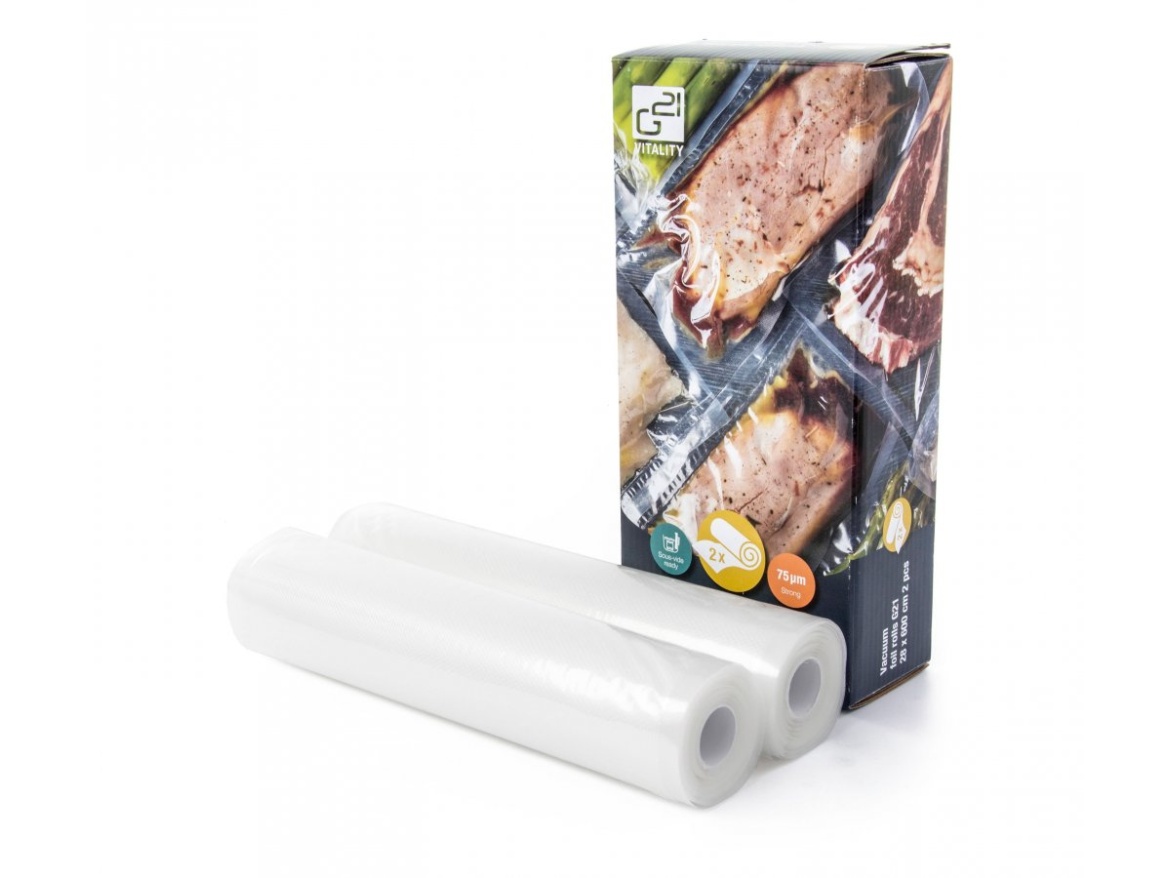 G21 Vakuovací fólie  role 28 x 600 cm 2 ks