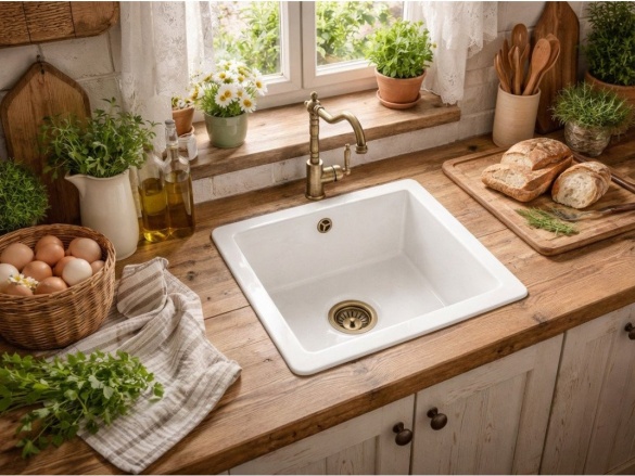 Kuchyňské dřezy Deante Sabor 450