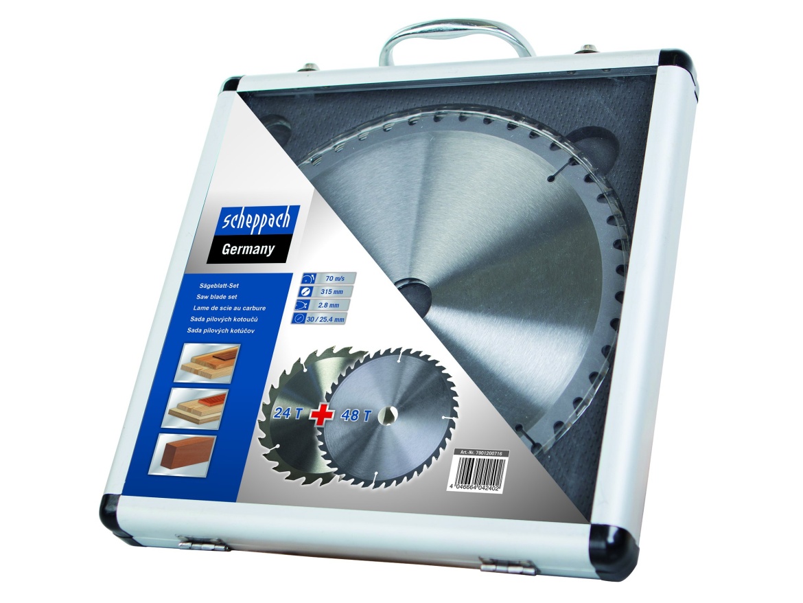 Scheppach Sada 2 pilových kotoučů 315 mm