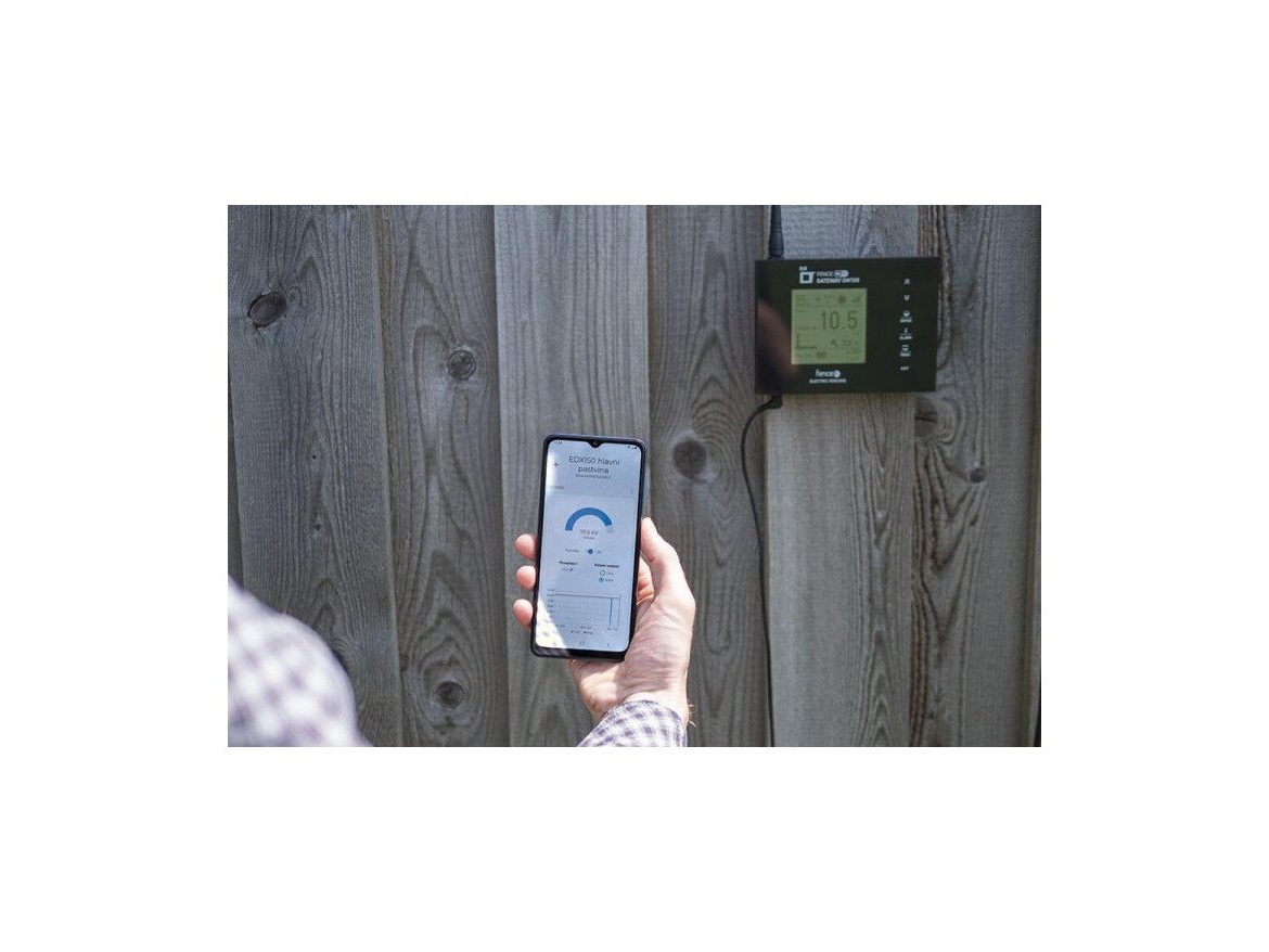 Scobax Univerzální monitorovací sada ohradníku - WiFi Gateway - Monitor MX10 - Sledování v aplikaci