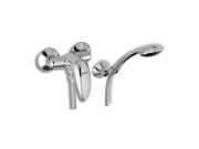 Novaservis Sprchová baterie Metalia 55 100 mm, chrom, nástěnná, s příslušenstvím,  55065,0