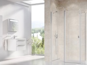 Ravak CPS 90, lesk+transparent