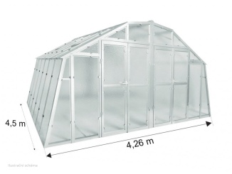 Skleníky Limes –  Primus M 4,5