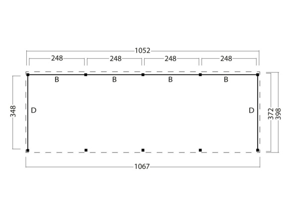 Wood satteldach Göteborg, typ 3 ( Wood Wände)