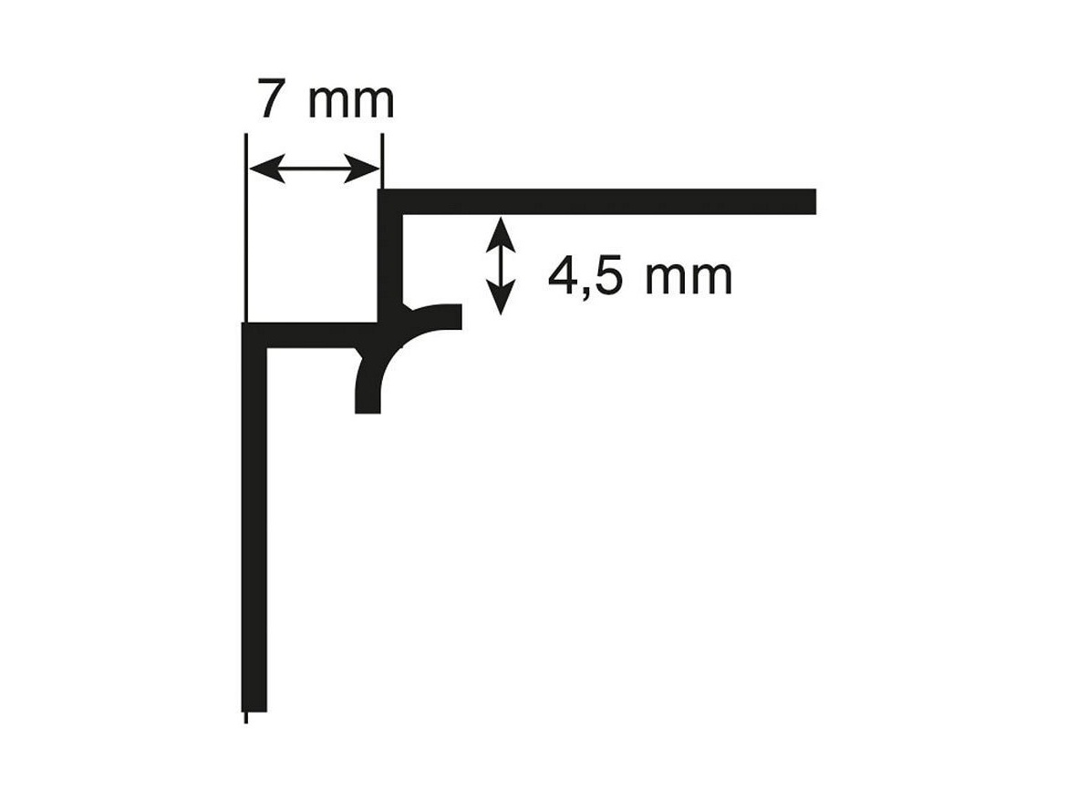 Kronospan Rocko profil pro vnitřní roh