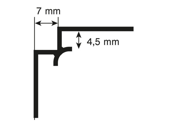 Kronospan Rocko profil pro vnitřní roh