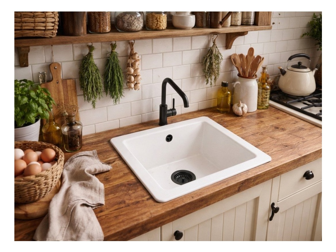 Kuchyňské dřezy Deante Sabor 450