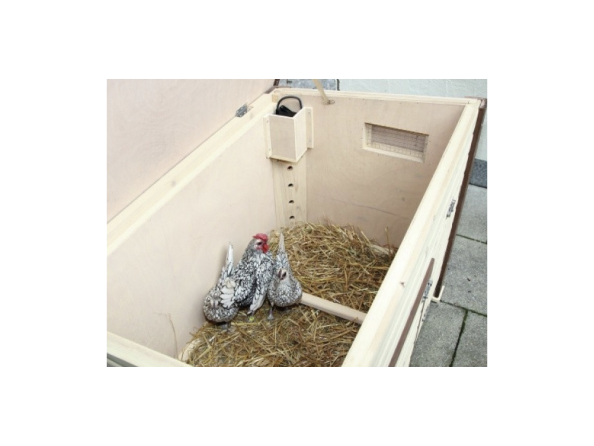 Vyhrievaný drevený kurník Scobax Cloudy