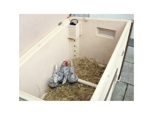 Vyhřívaný dřevěný kurník Scobax Cloudy