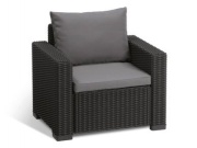 Keter Zahradní křesla  California Mix&Match Chair - 83 x 68 x 72 cm - 2ks - grafitová