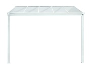 Hliníková pergola + číry PC Lanit Plast Wall