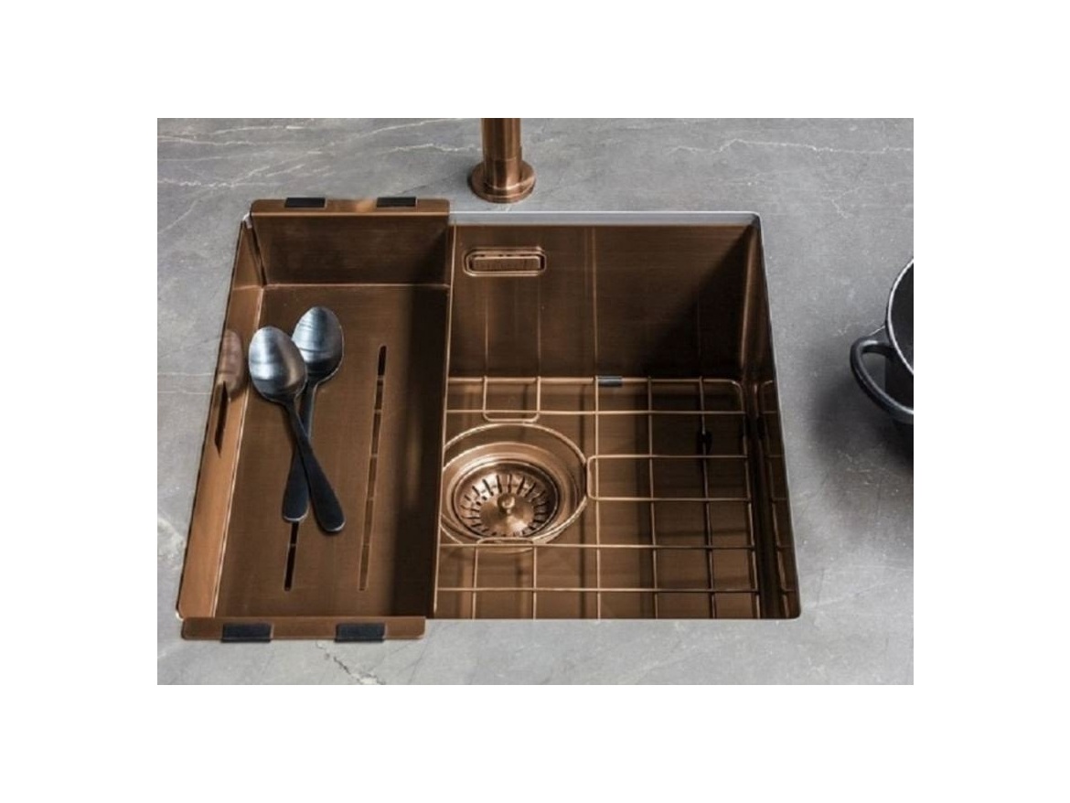 Kuchyňské dřezy Reginox SET Miami 500 Copper + baterie Crystal + příslušenství