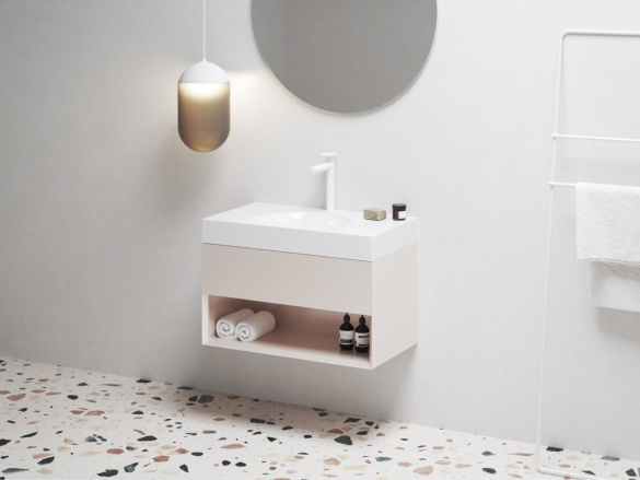 Ravak SD Lite 80 skrinka pod umývadlo Alabaster Pink