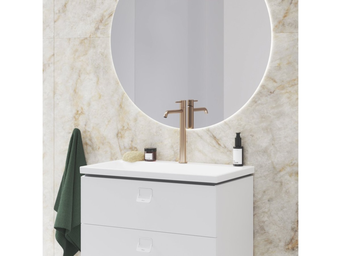 Ravak ES 014.01CR Umývadlová batéria BeCool 250 mm bez odtokovej armatúry, chróm