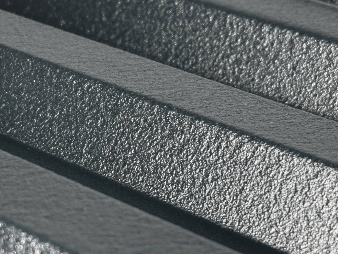 Trapézový polykarbonát černý