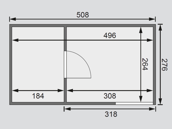Finská sauna Karibu Hygge