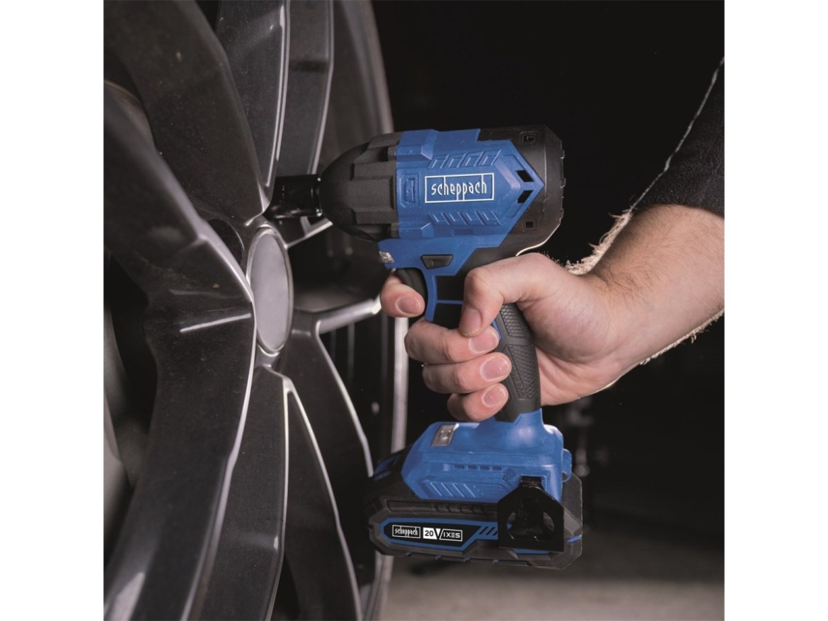 Aku 20 V IXES rázový utahovák (bez baterie a nabíječky) Scheppach BC-IW350-X
